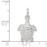 Sterling Silver Turtle Charm view 3