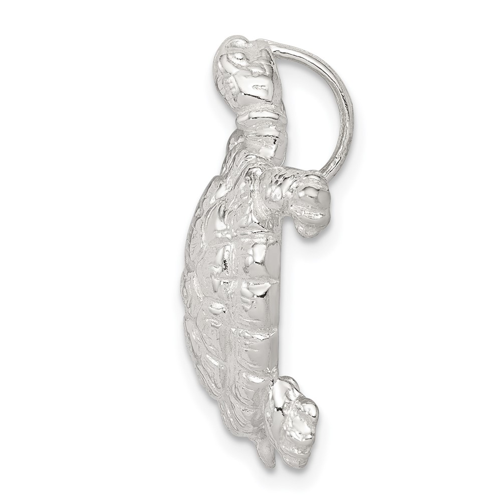 Sterling Silver Turtle Charm (QC950)