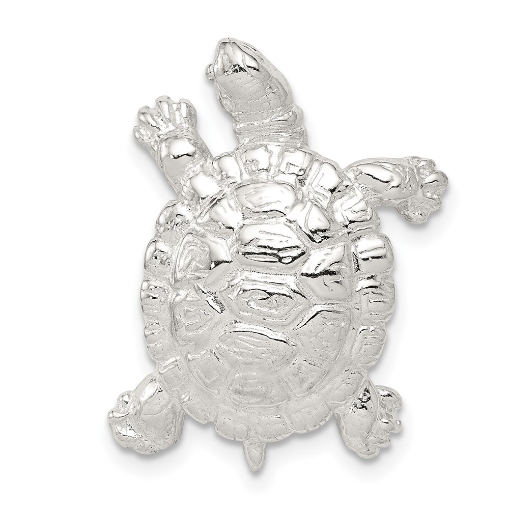 Sterling Silver Turtle Charm (QC950)