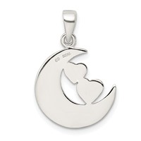 Sterling Silver Rose-tone and Enameled Always MY Sister Forever MY Friend Pendant view 3