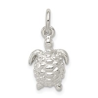 Sterling Silver Turtle Charm view 1
