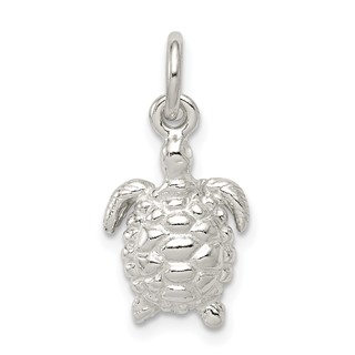 Sterling Silver Turtle Charm