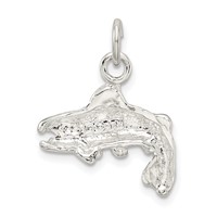 Sterling Silver Fish Charm view 4