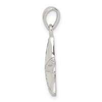 Sterling Silver Diamond-cut Starfish Pendant view 2