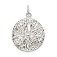 Sterling Silver Sand Dollar Charm view 4