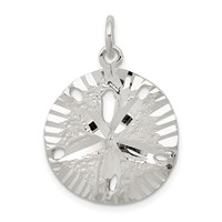 Sterling Silver Sand Dollar Charm view 1