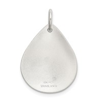 Sterling Silver Gold-plated Turtle Brushed Pendant view 3