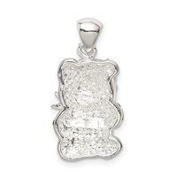 Sterling Silver Imitation Pearl & Preciosa Crystal Panda Pendant view 3