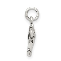 Sterling Silver Antique Elephant Charm view 2