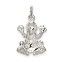 Sterling Silver Frog Charm view 4