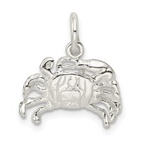 Sterling Silver Crab Charm view 4