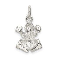 Sterling Silver Frog Charm view 4