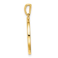 Sterling Silver Gold-plated & CZ Aries Zodiac Pendant view 2