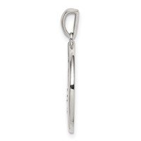 Sterling Silver Rhodium-plated & CZ Scorpio Zodiac Pendant view 2