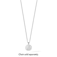 Sterling Silver Rhodium-plated & CZ Capricorn Zodiac Pendant view 5
