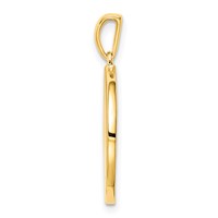 Sterling Silver Gold-plated & CZ Pisces Zodiac Pendant view 2