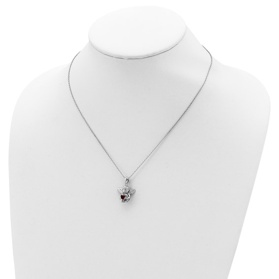 Sterling Silver Birthstone Ash Holder Necklace