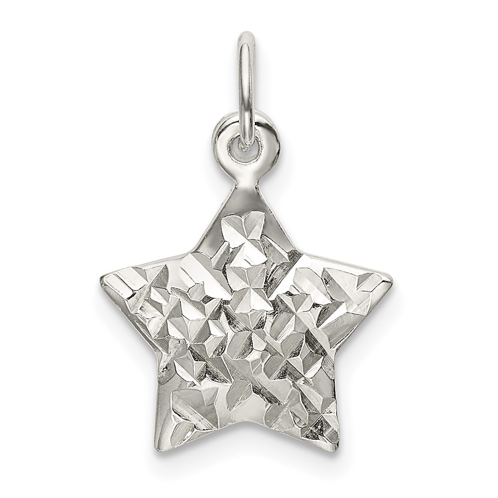 Sterling Silver Star Charm (QC9755)