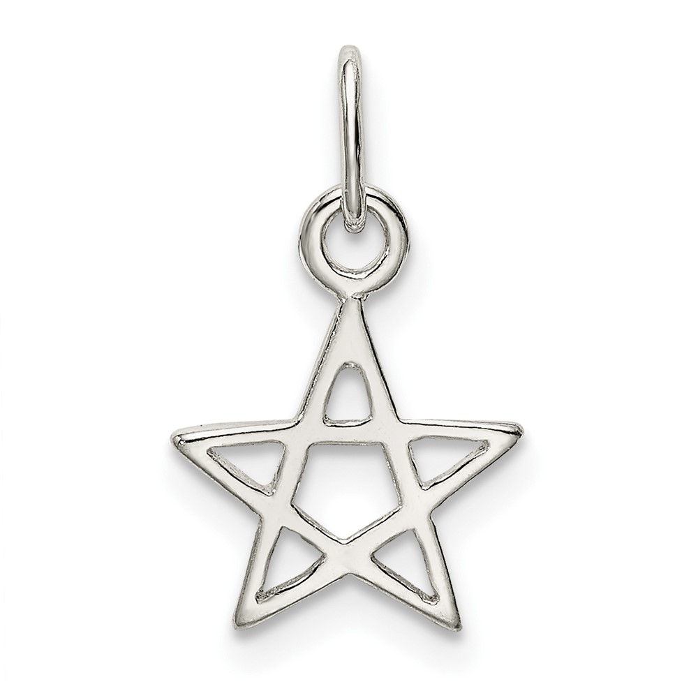 Sterling Silver Star Charm (QC9756)