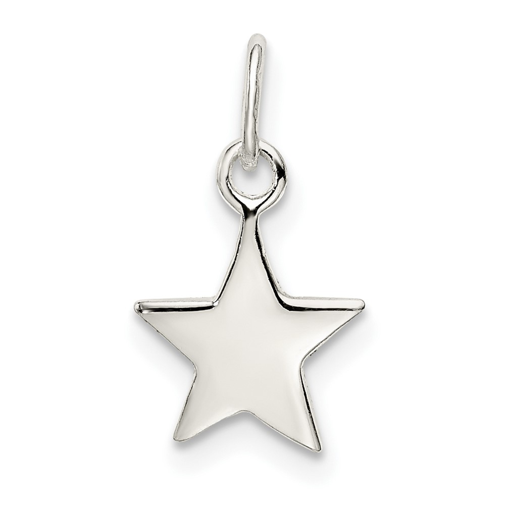 Sterling Silver Star Charm (QC9758)