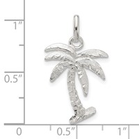 Sterling Silver Palm Tree Charm view 3