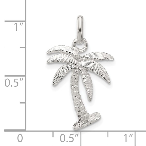 Sterling Silver Palm Tree Charm