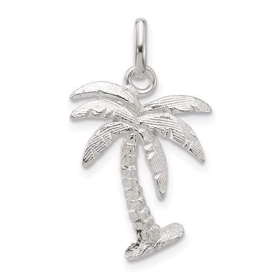 Sterling Silver Palm Tree Charm