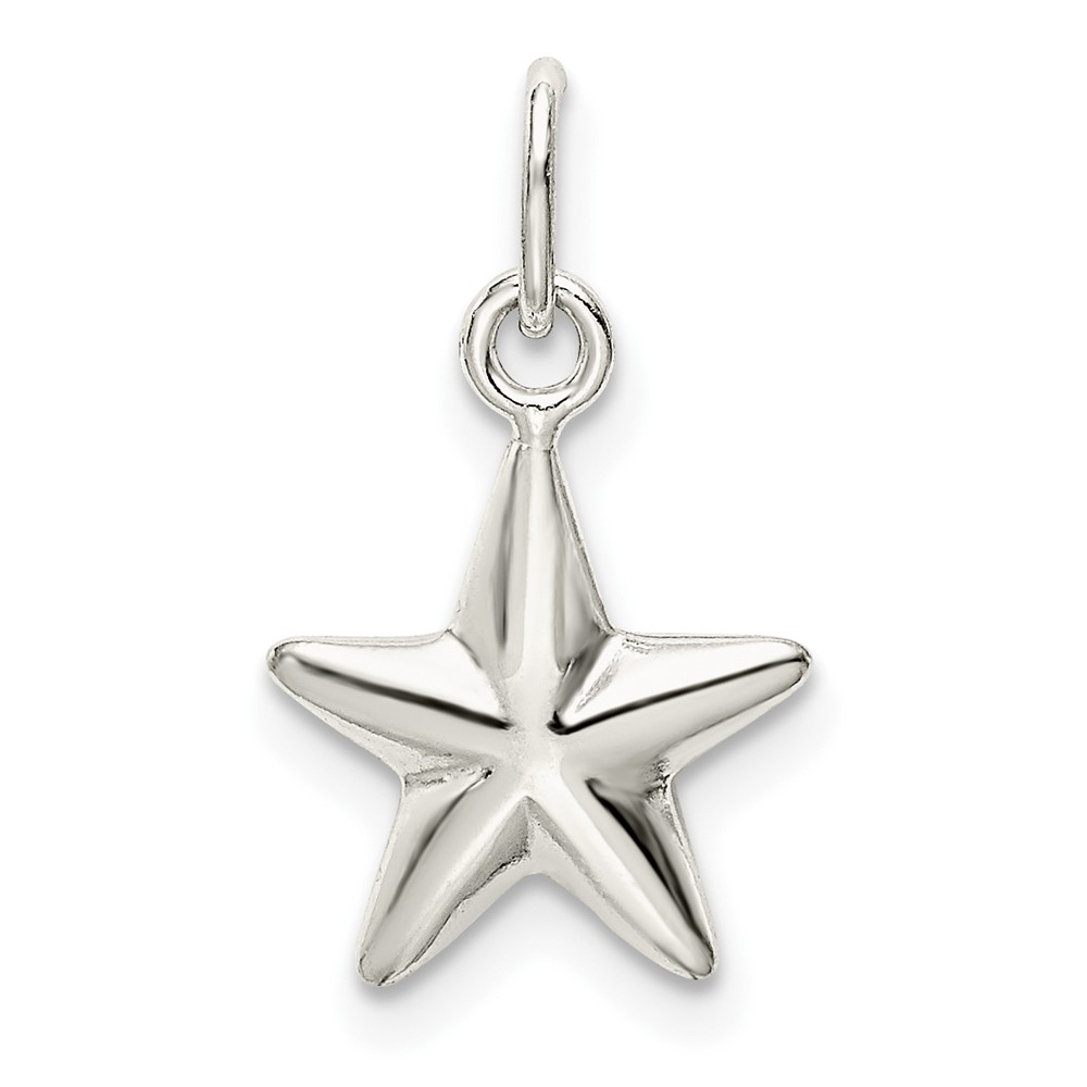 Sterling Silver Star Charm (QC9766)