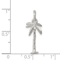 Sterling Silver Palm Tree Charm view 3