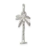 Sterling Silver Palm Tree Charm view 1