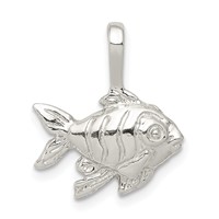 Sterling Silver Fish Charm view 1