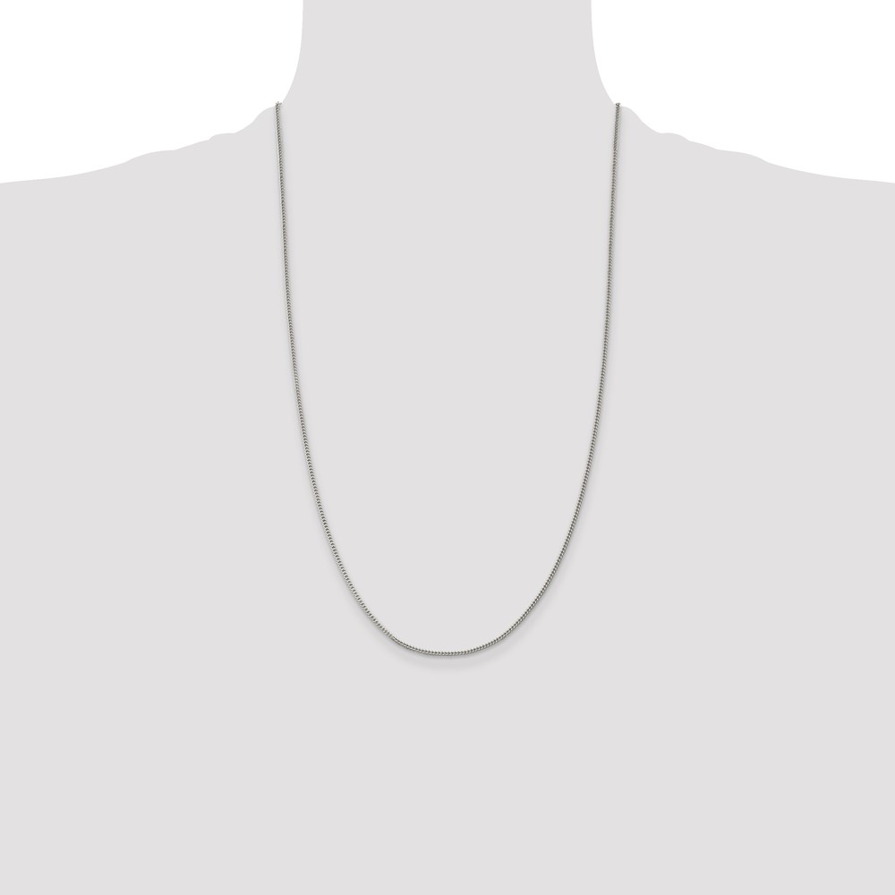 Sterling Silver 1.5mm Curb Chain (QCB045-26)