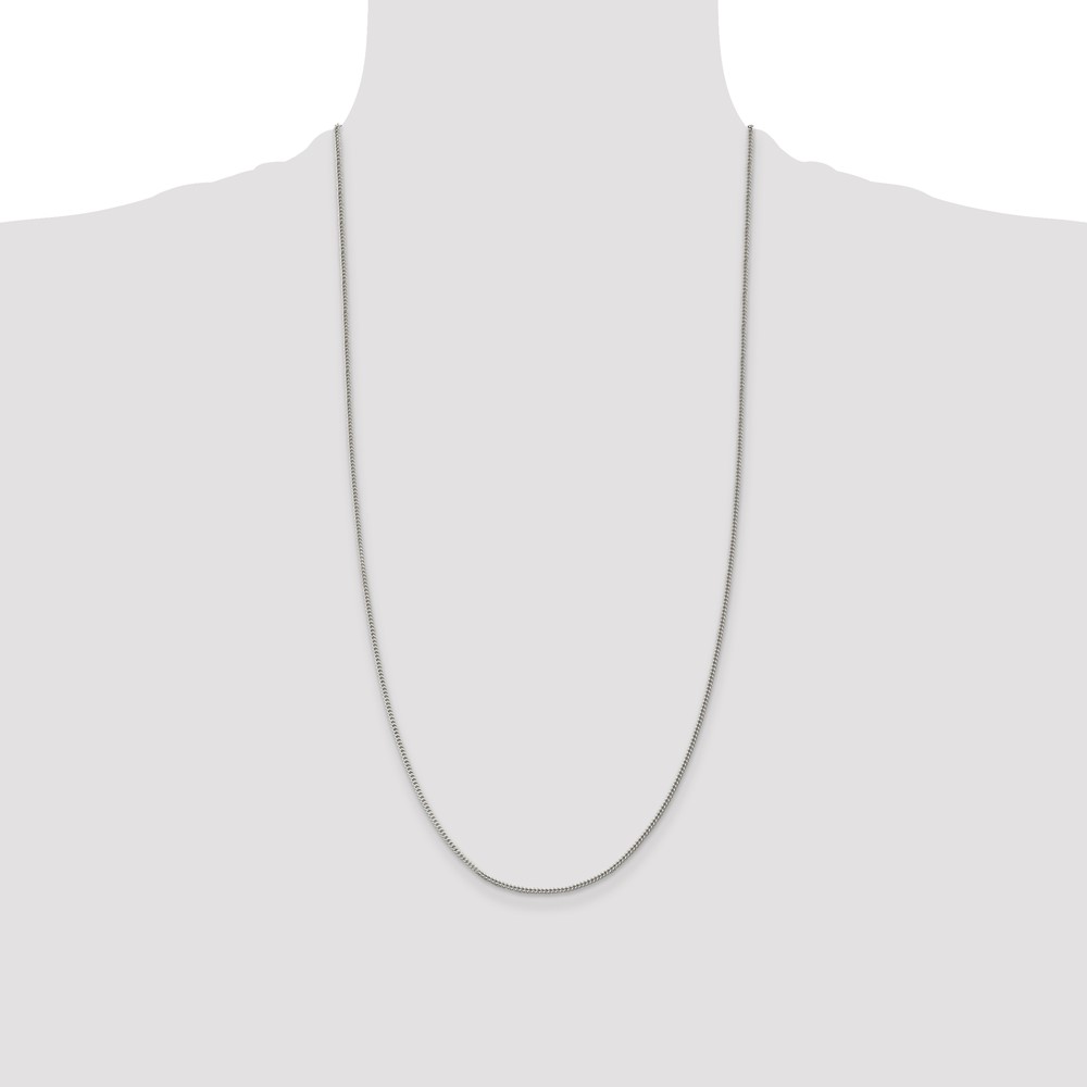 Sterling Silver 1.5mm Curb Chain (QCB045-28)