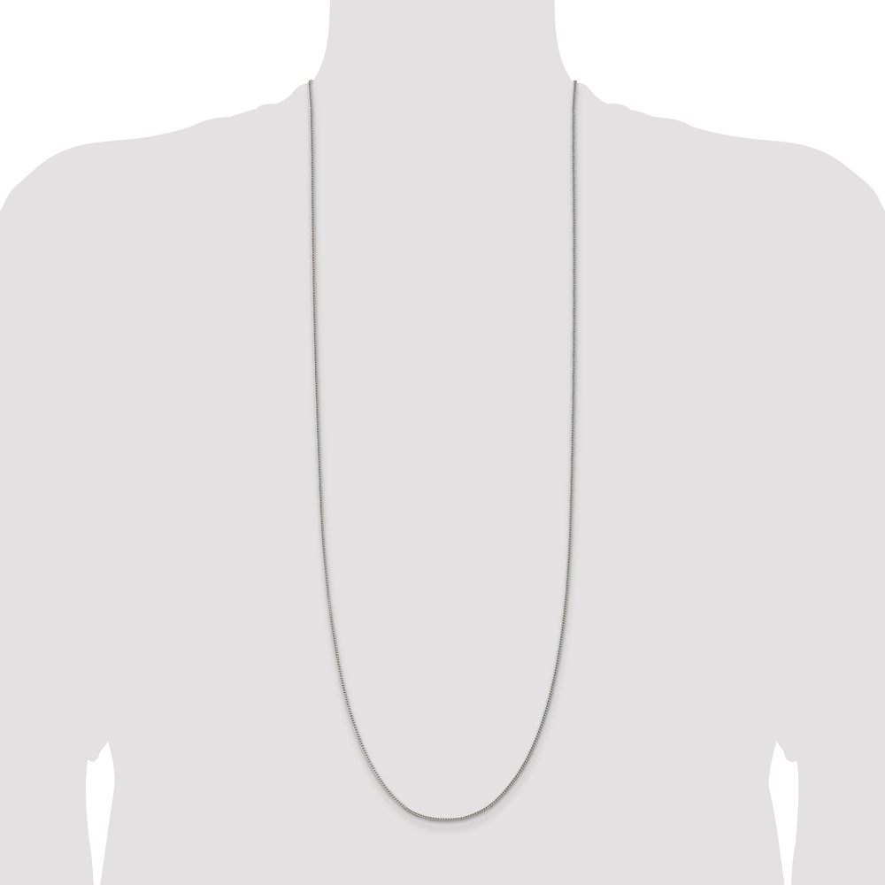 Sterling Silver 1.5mm Curb Chain (QCB045-36)