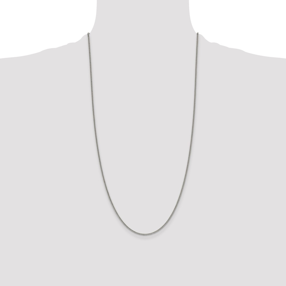 Sterling Silver 1.75mm Curb Chain (QCB050-28)