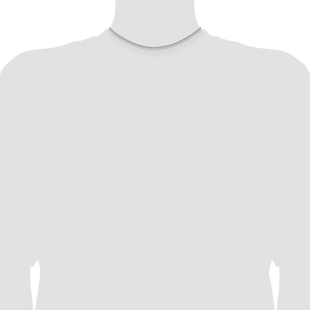 Sterling Silver 2mm Curb Chain (QCB060-14)