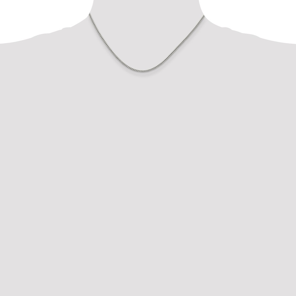 Sterling Silver 2mm Curb Chain (QCB060-16)