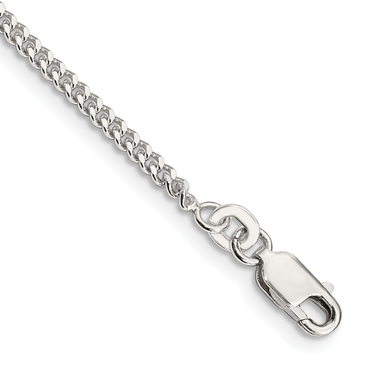 Sterling Silver 2mm Curb Chain (QCB060-7)