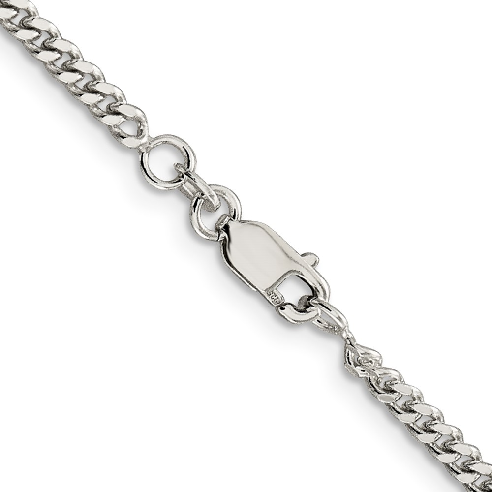 Sterling Silver 3mm Curb Chain (QCB080-20)
