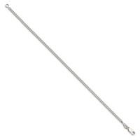 Sterling Silver 3mm Curb Chain view 2