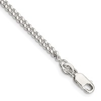 Sterling Silver 3mm Curb Chain view 1