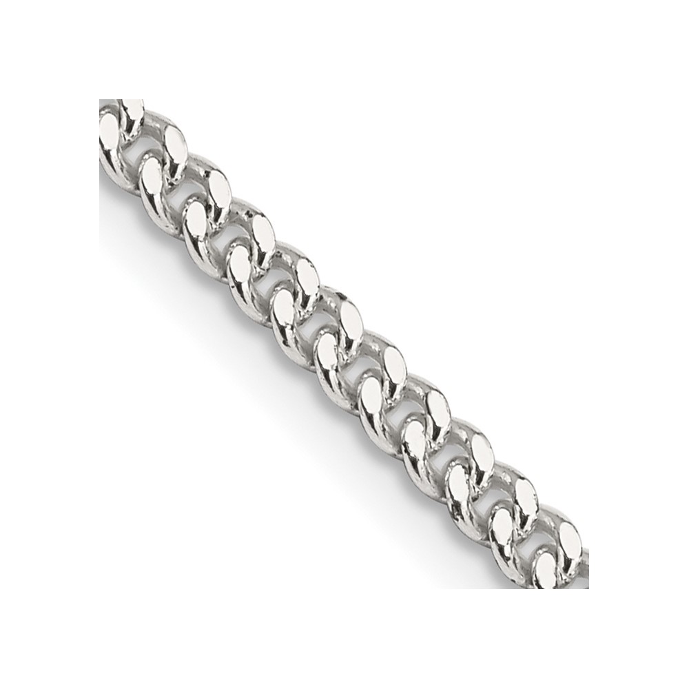 Sterling Silver 3mm Curb Chain (QCB080-20)