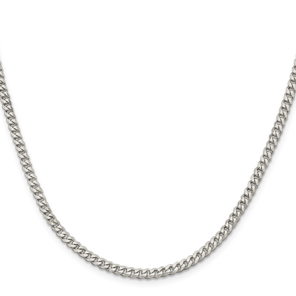 Sterling Silver 3.5mm Curb Chain (QCB100-20)