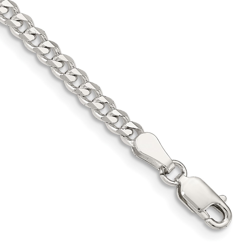 Sterling Silver 3.5mm Curb Chain (QCB100-7)