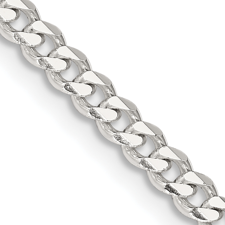 Sterling Silver 3.5mm Curb Chain (QCB100-16)