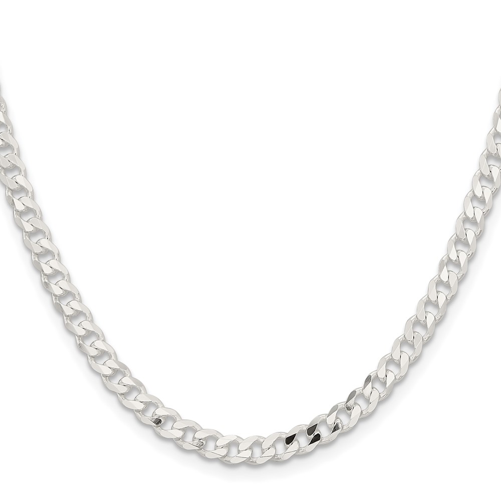 Sterling Silver 4.5mm Curb Chain (QCB120-36)