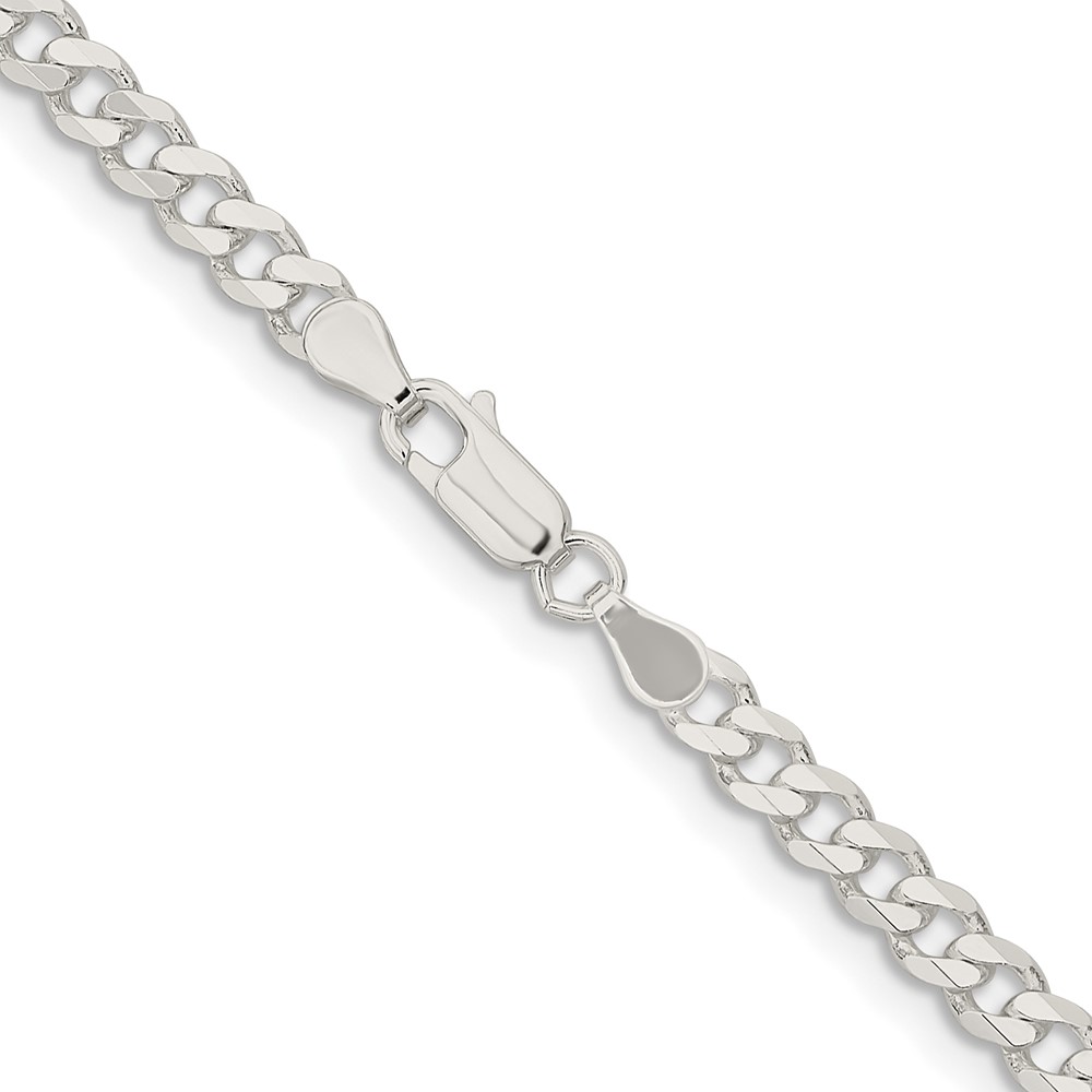 Sterling Silver 4.5mm Curb Chain (QCB120-36)