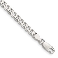 Sterling Silver 4.5mm Curb Chain view 1