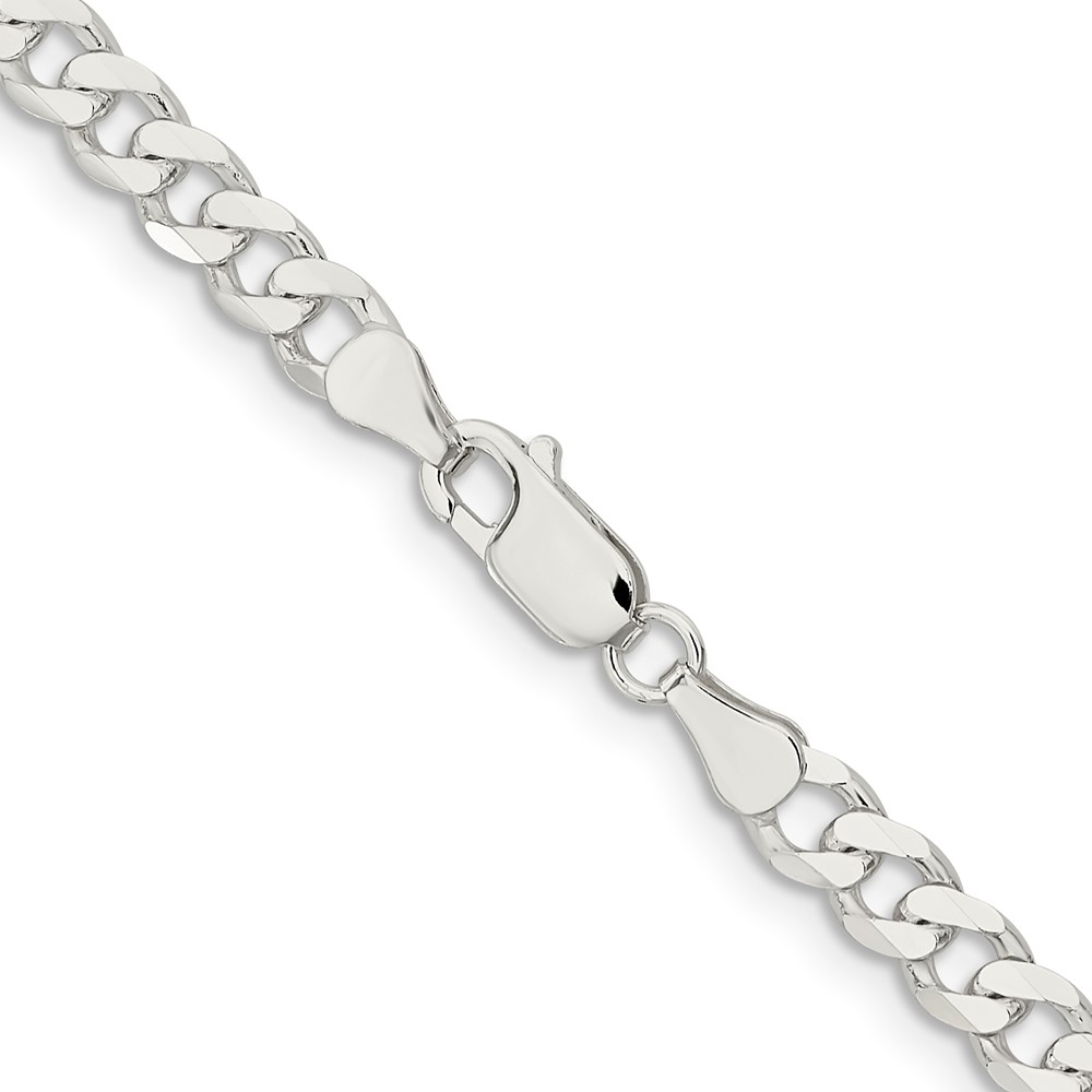 Sterling Silver 5.7mm Curb Chain (QCB150-30)