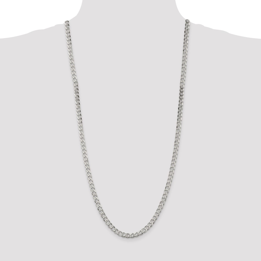 Sterling Silver 5.7mm Curb Chain (QCB150-30)